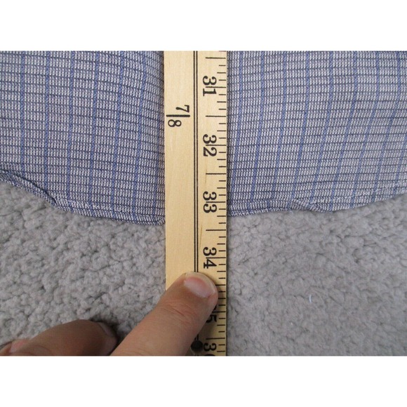 Hugo Boss Dress Shirt Men's Size 15.5 / 39 Gray Blue Button Down Long Sleeve - Picture 11 of 12